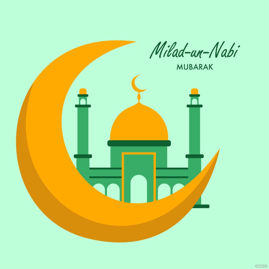 Milad Un Nabi Day Vector EPS Illustrator PSD PNG SVG