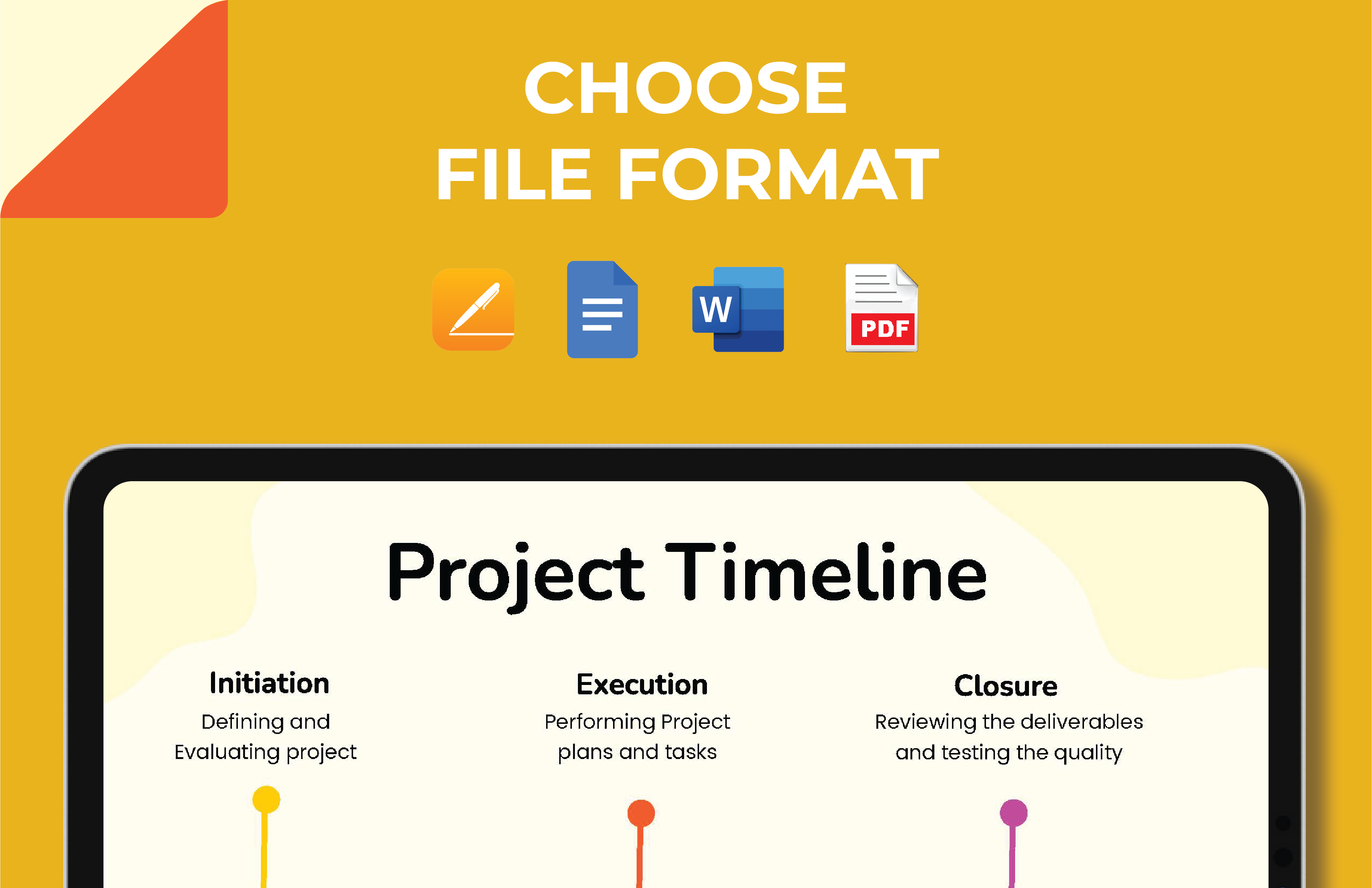 Project Timeline Chart Illustrator Pdf Template Net