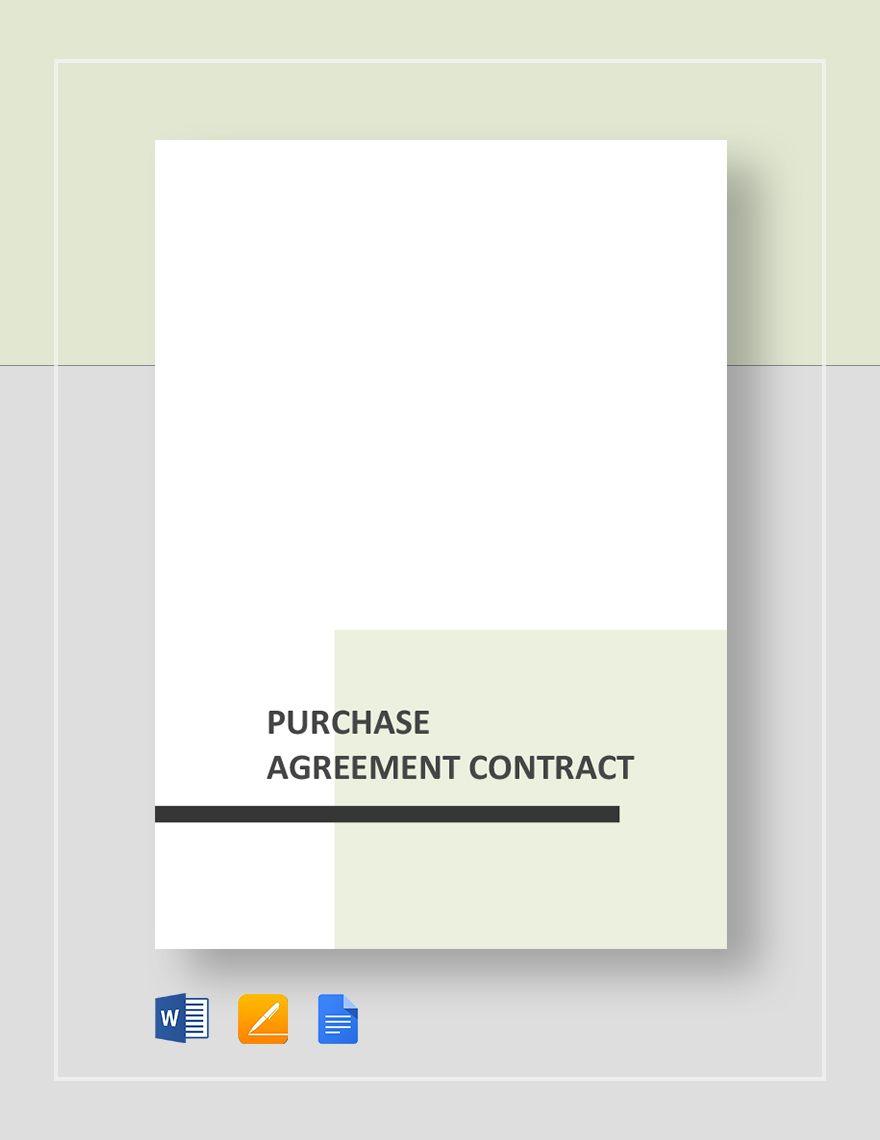 Business Agreement Contract Template Google Docs Word Apple Pages