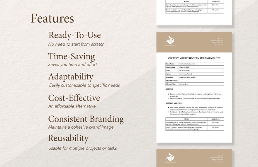 Llc Meeting Minutes Template Google Docs Word Template Net