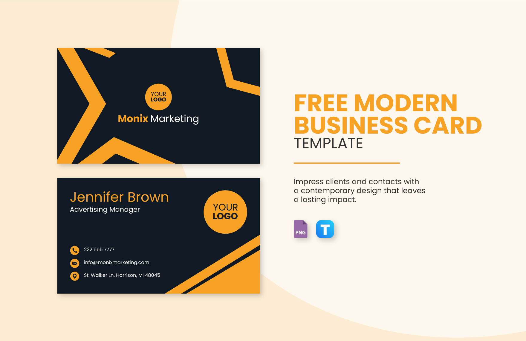 Free Modern Business Card Templates