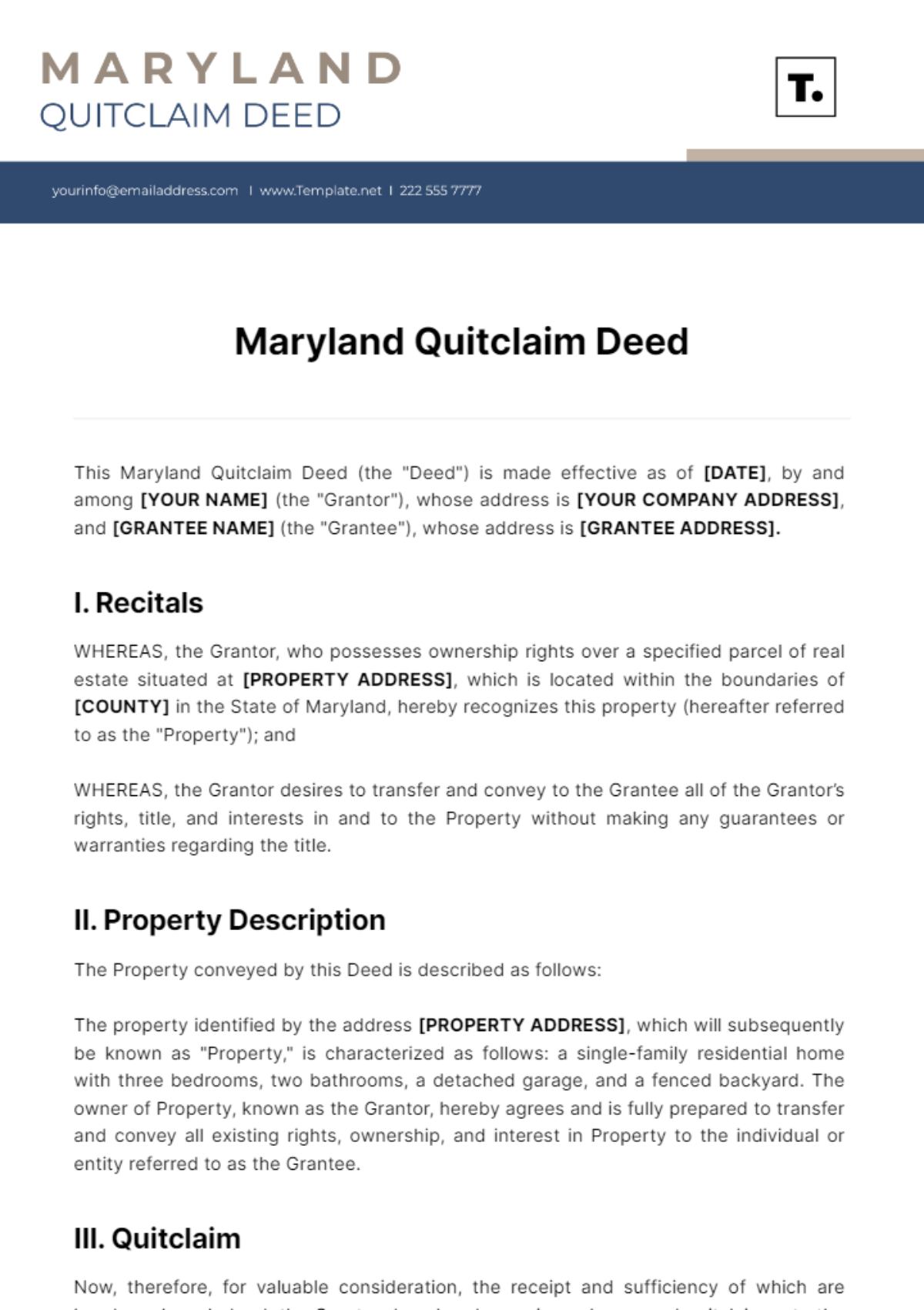 Page 2 FREE Quitclaim Deed Templates Examples Edit Online