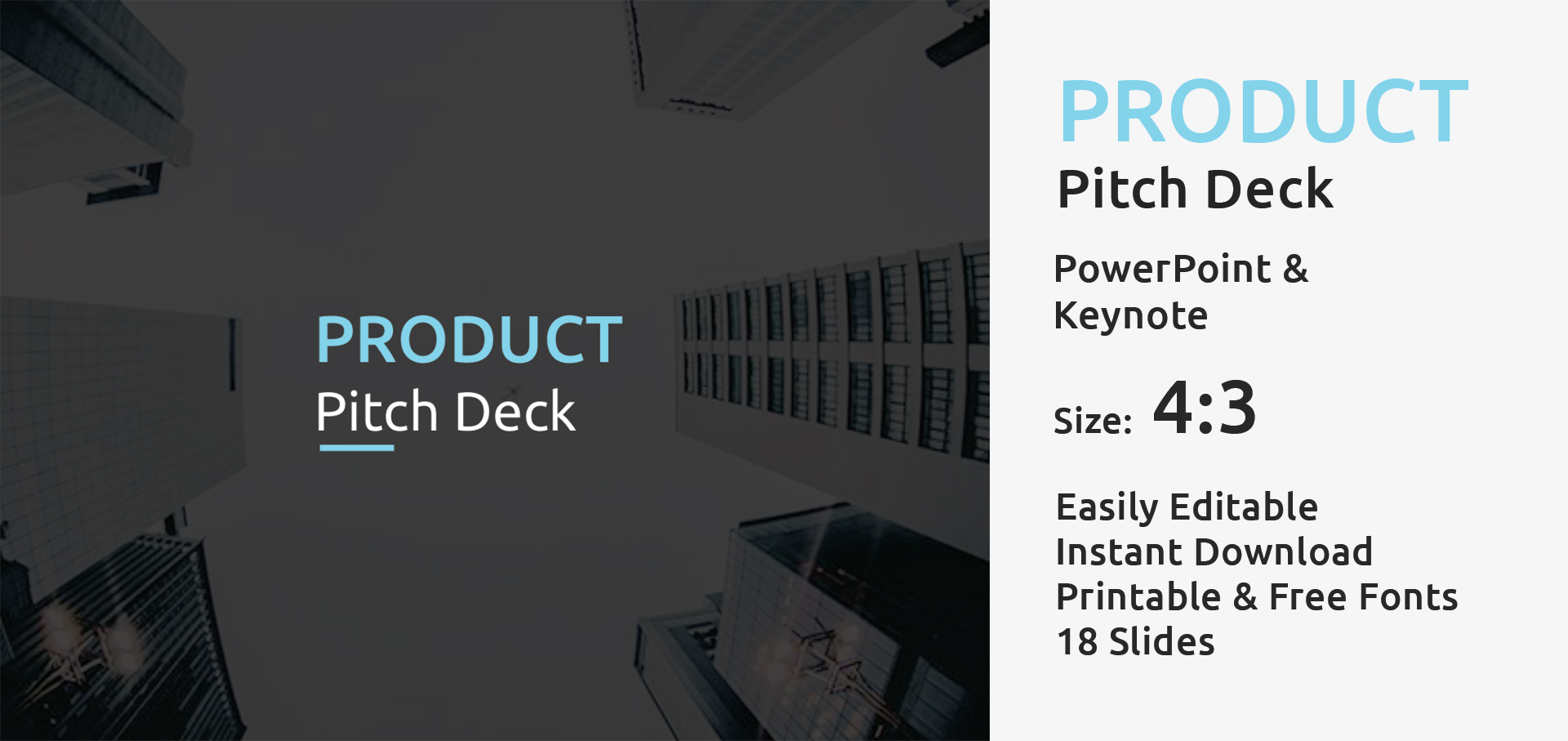 product pitch deck template
