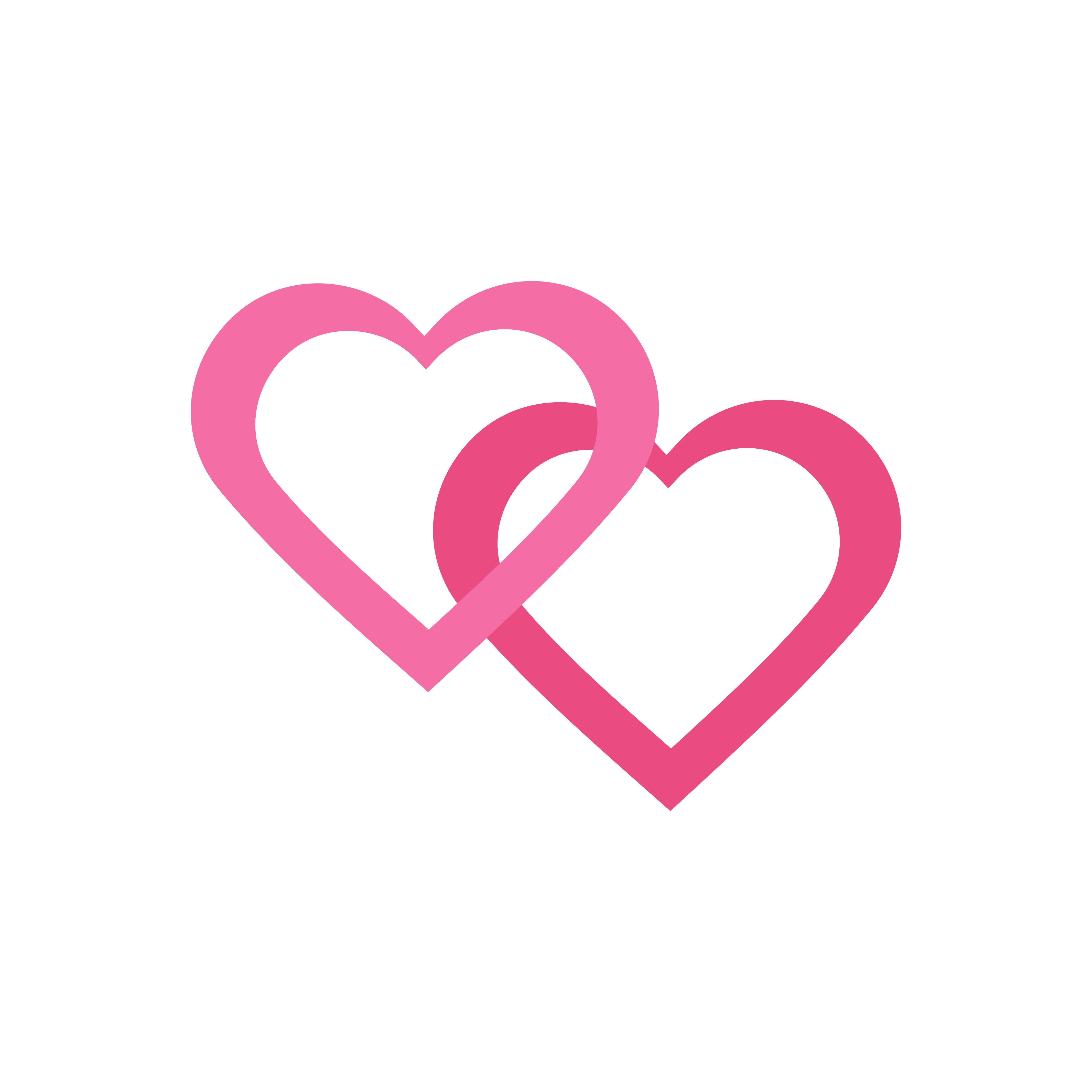 Free Pink Transparent Heart Clipart Eps Illustrator Png Svg