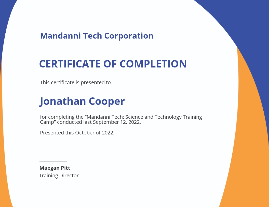 free completion certificate template.jpe