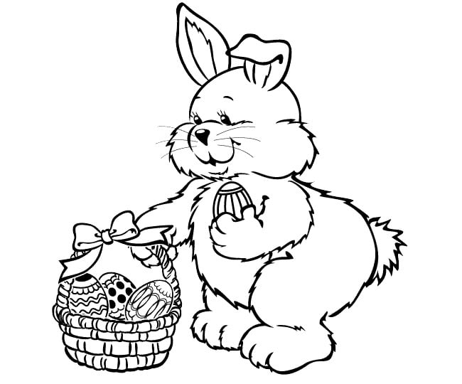60  rabbit shape templates and crafts & colouring