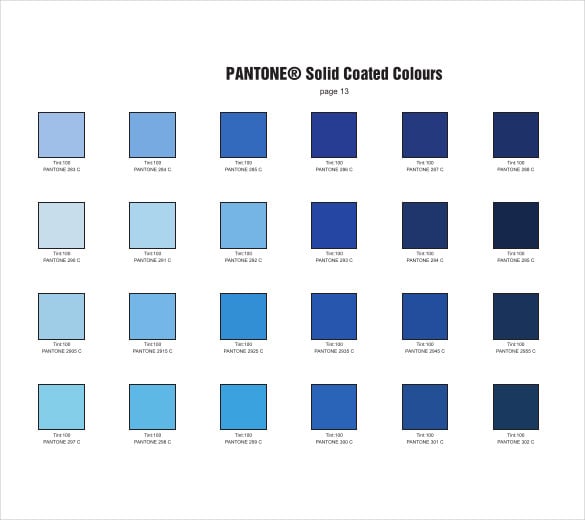 Pantone Color Chart Pdf Pms Color Chart Pantone Color Chart Color Chart