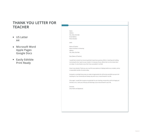 free-thank-you-letter-for-teacher-template