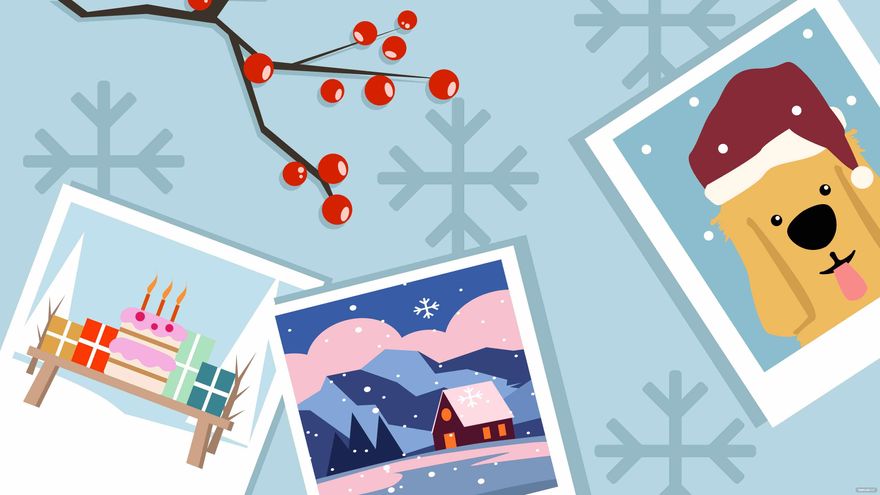 Free Winter Photo Background in Illustrator, EPS, SVG, JPG, PNG