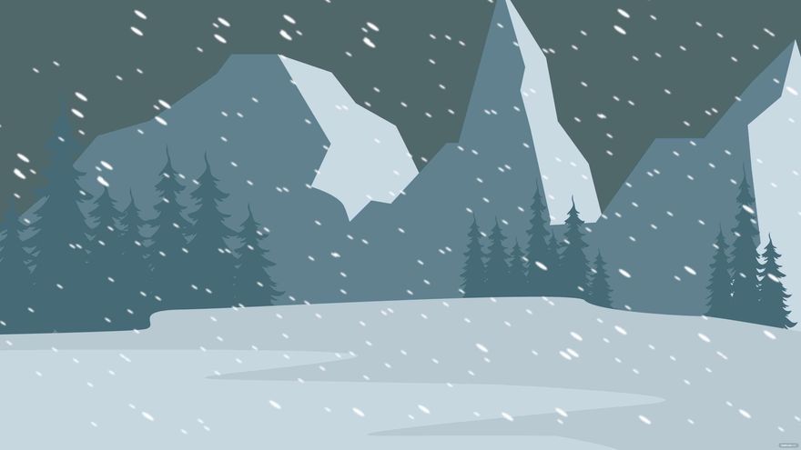 Free Winter Storm Background in Illustrator, EPS, SVG, JPG, PNG