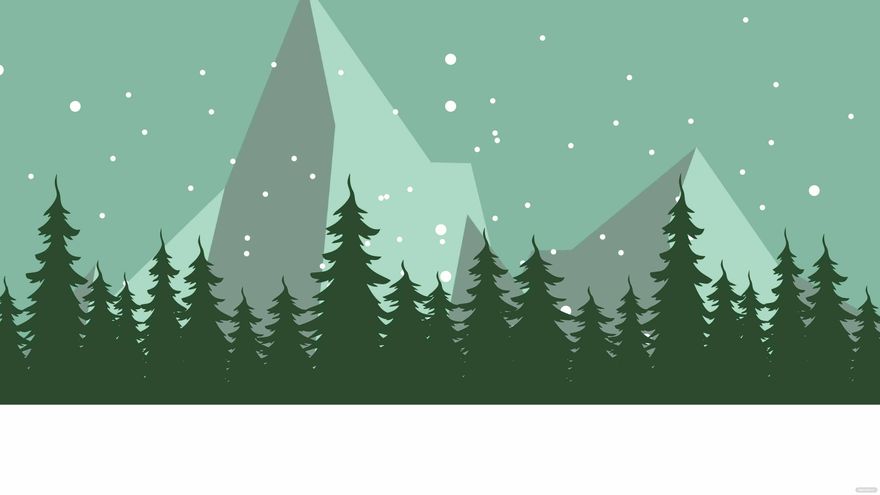 Green Winter Background in Illustrator, SVG, JPG, EPS, PNG - Download | Template.net