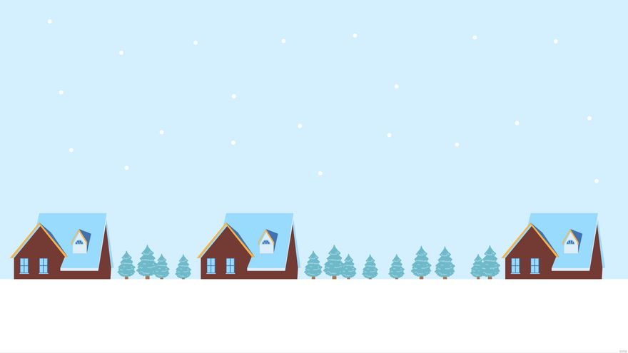 Free Winter Landscape Background in Illustrator, EPS, SVG, PNG, JPEG