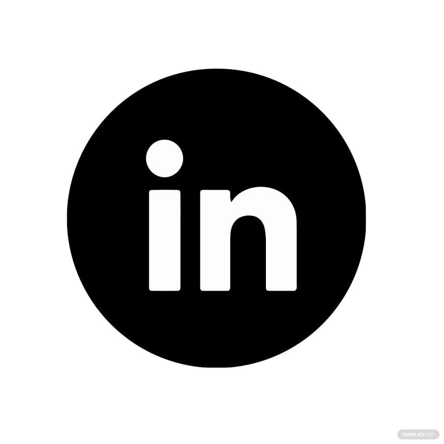 LinkedIn Icon Circle Clipart
