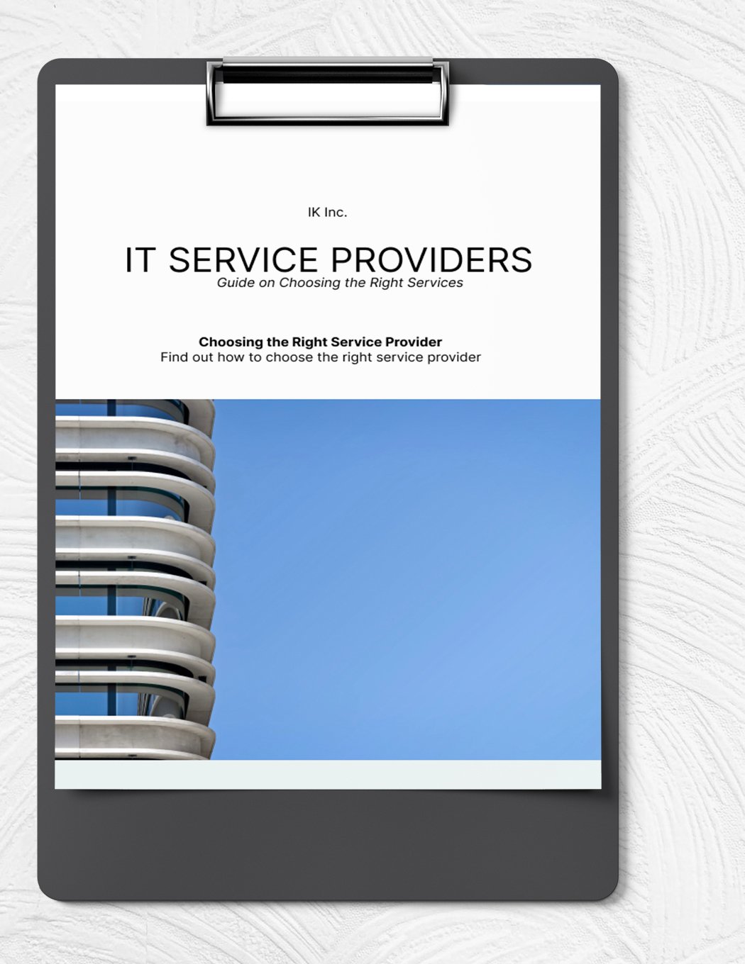 Service Provider eBook Template