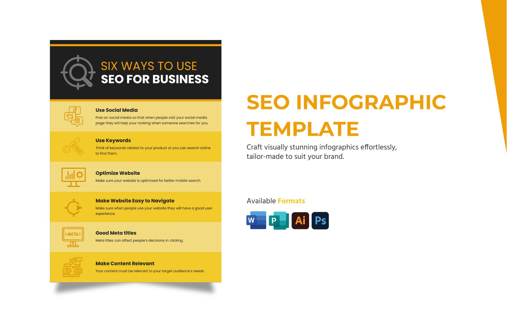 SEO Infographic Template