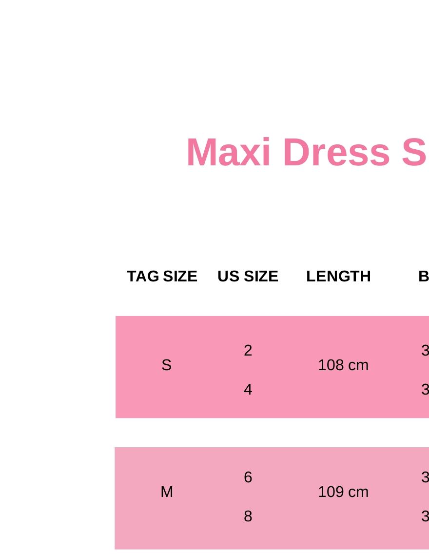 free-free-maxi-dress-size-chart-pdf-template