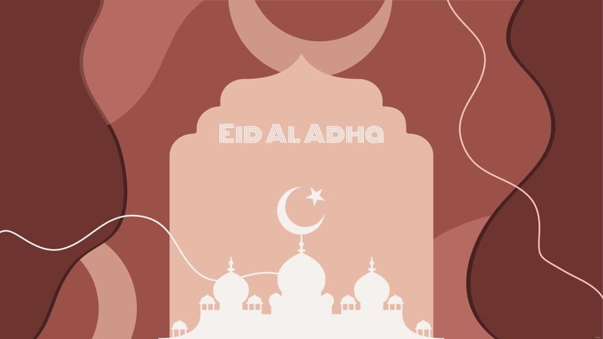 Abstract Eid Al Adha Background
