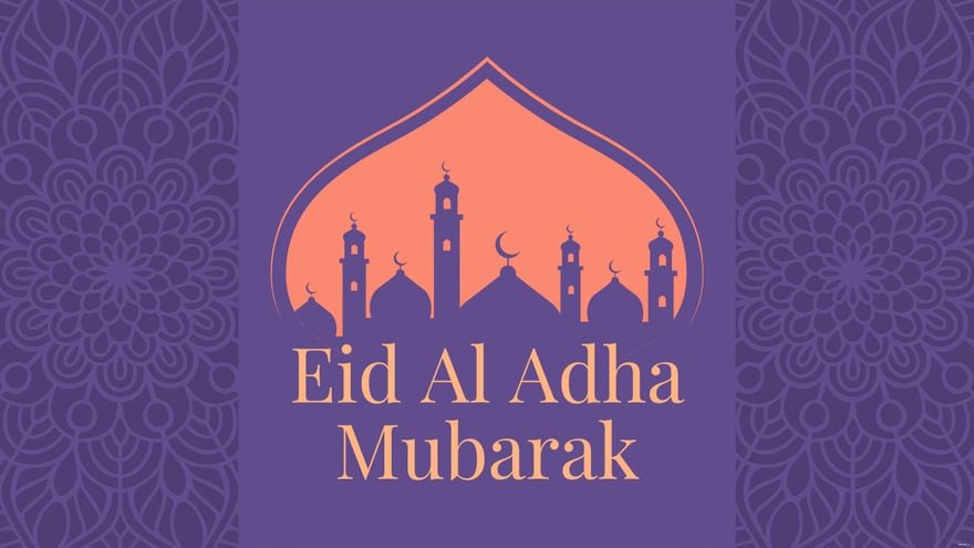 Free Eid Al Adha Mubarak Background