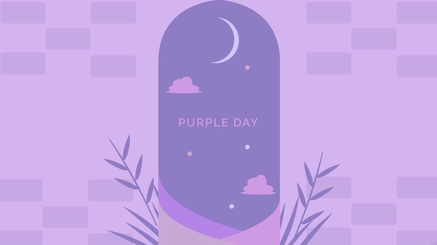 Free Purple Depression Wallpaper in Illustrator, EPS, SVG, JPG, PNG