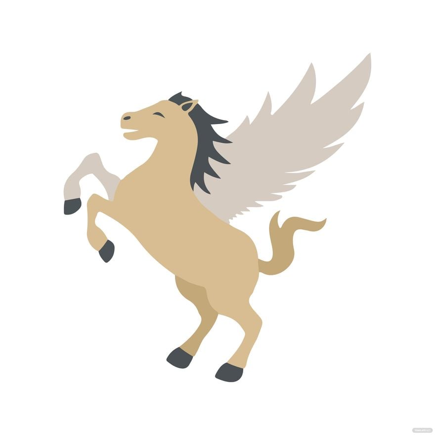 Free Flying Horse clipart in Illustrator, EPS, SVG, JPG, PNG