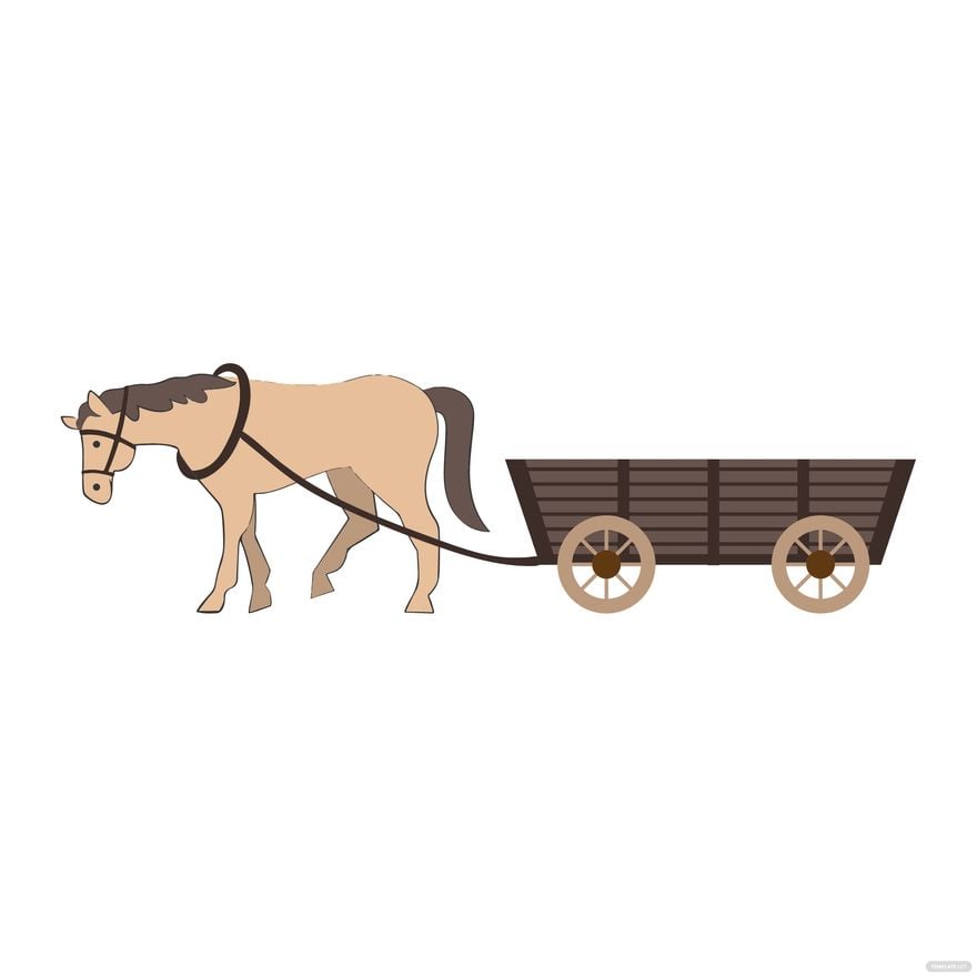 Horse Cart clipart