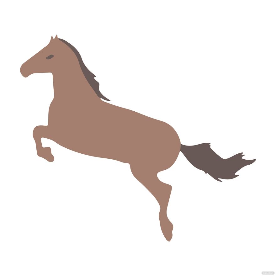 Jumping Horse clipart in Illustrator, EPS, SVG, JPG, PNG