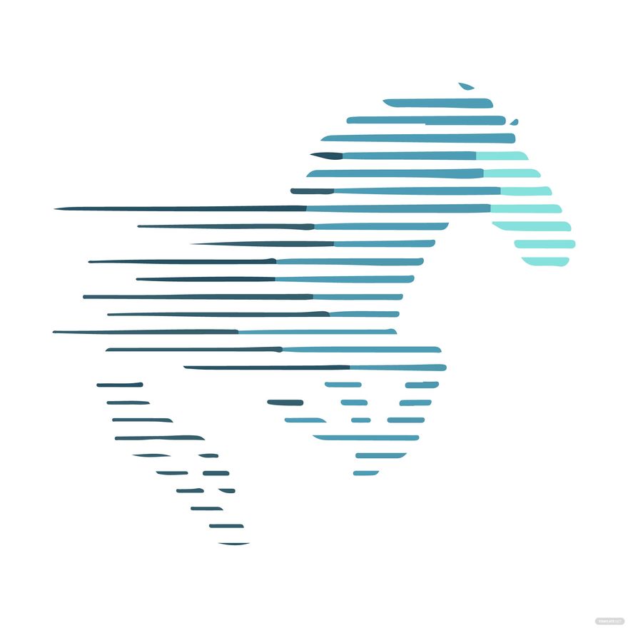 Abstract Horse clipart