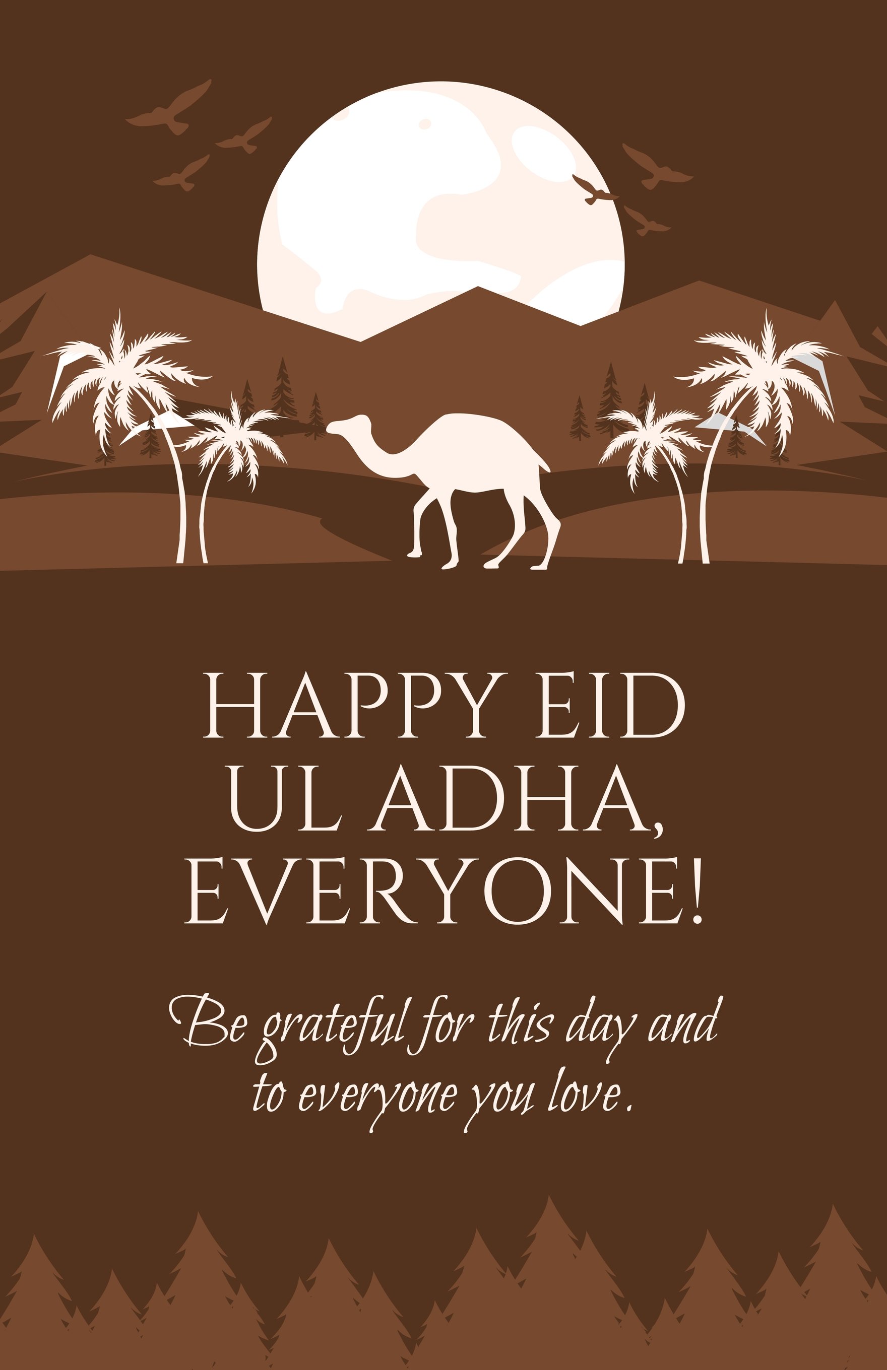 Free Eid Ul Adha Greeting Poster