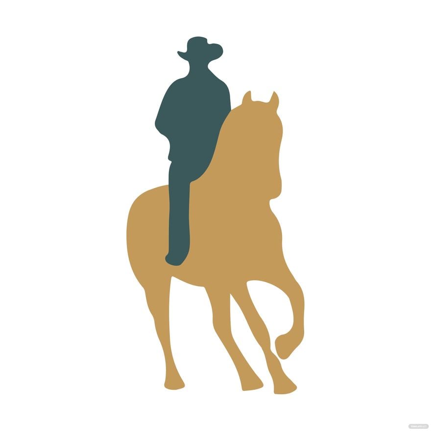Free Cowboy Horse clipart in Illustrator, EPS, SVG, JPG, PNG