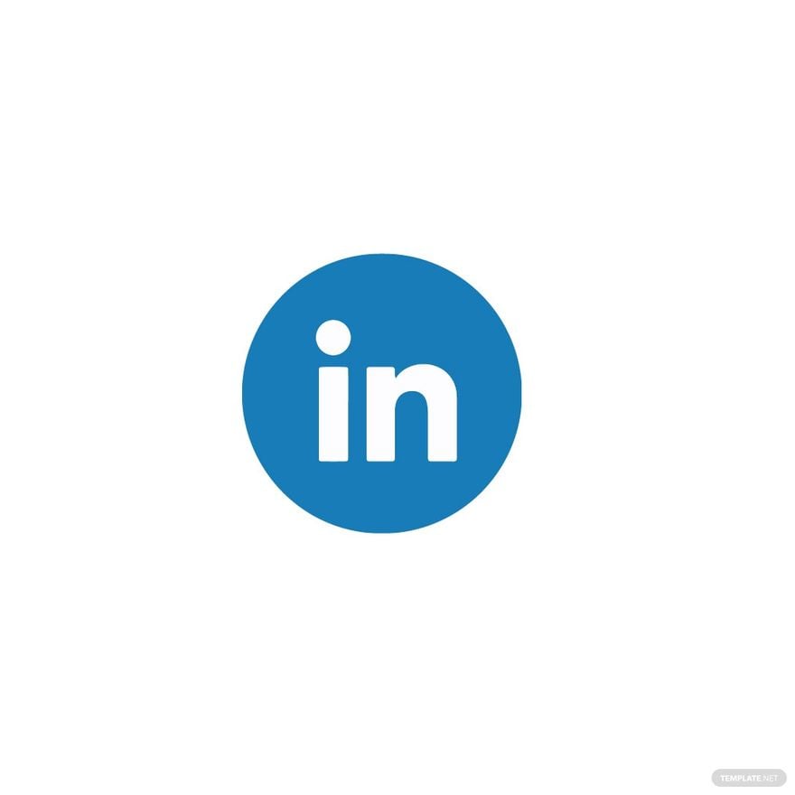 Small LinkedIn Icon Clipart in Illustrator, EPS, SVG, JPG, PNG