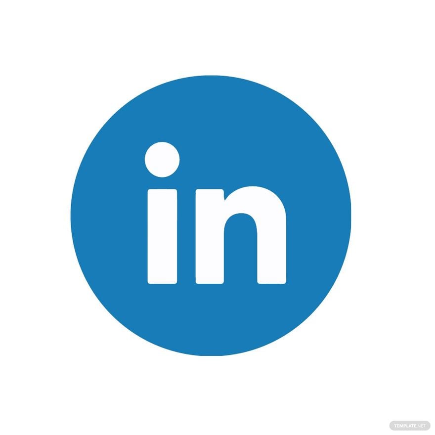 LinkedIn Button Clipart in Illustrator, EPS, SVG, JPG, PNG