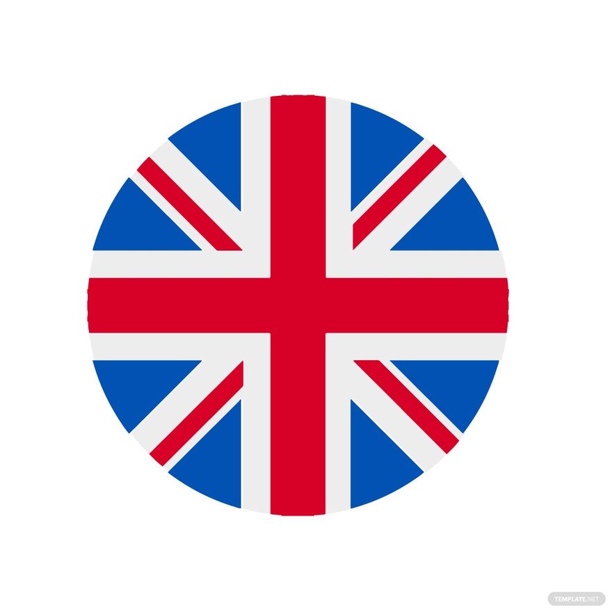 Circle UK Flag Clipart