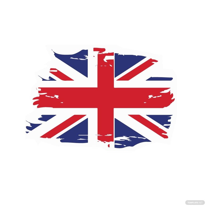 Grunge UK Flag Clipart