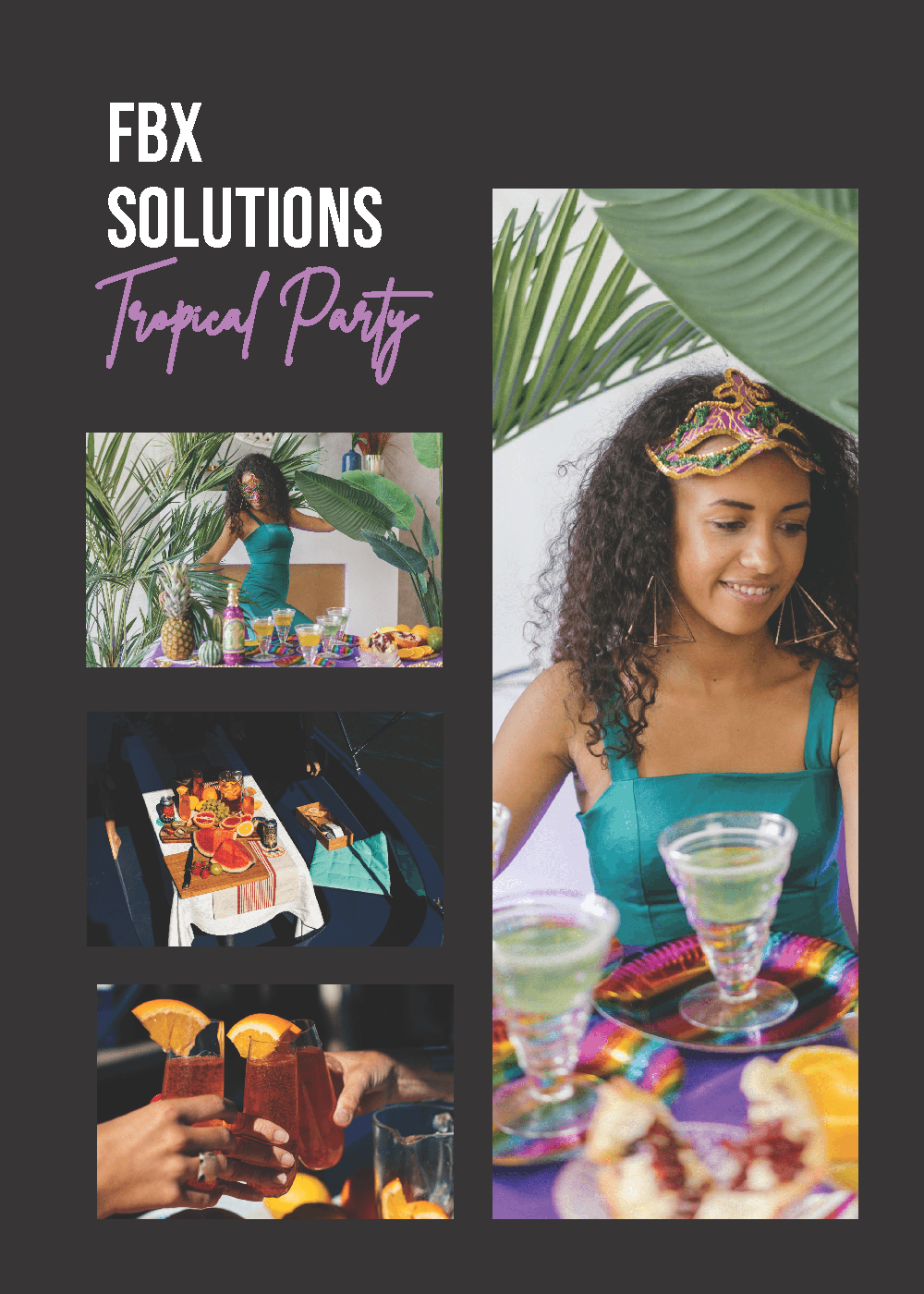 Tropical Photo Booth Template