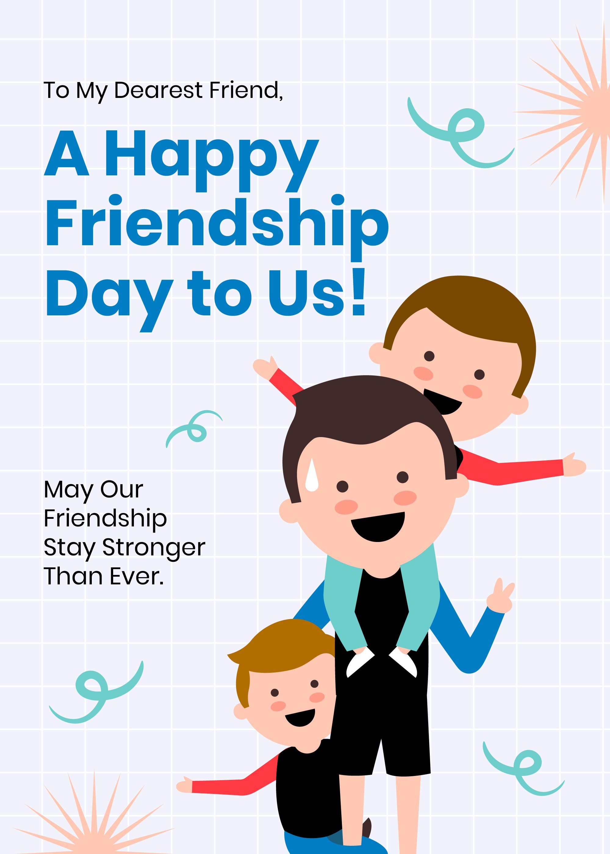 Funny Friendship Day Greeting Card