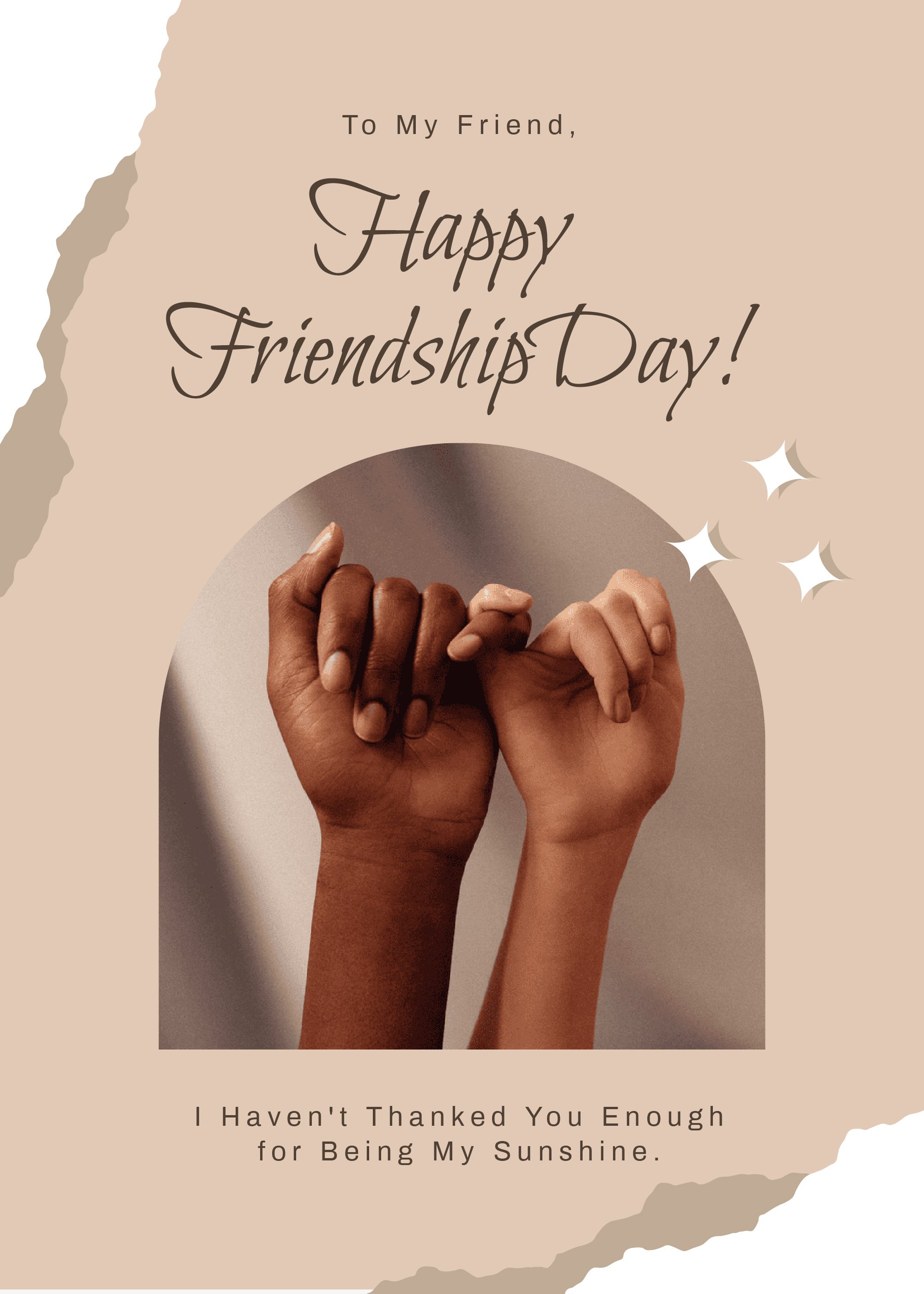 Simple Friendship Day Card