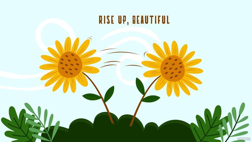 Animated Sunflower Wallpaper in Illustrator, EPS, SVG, JPG, PNG