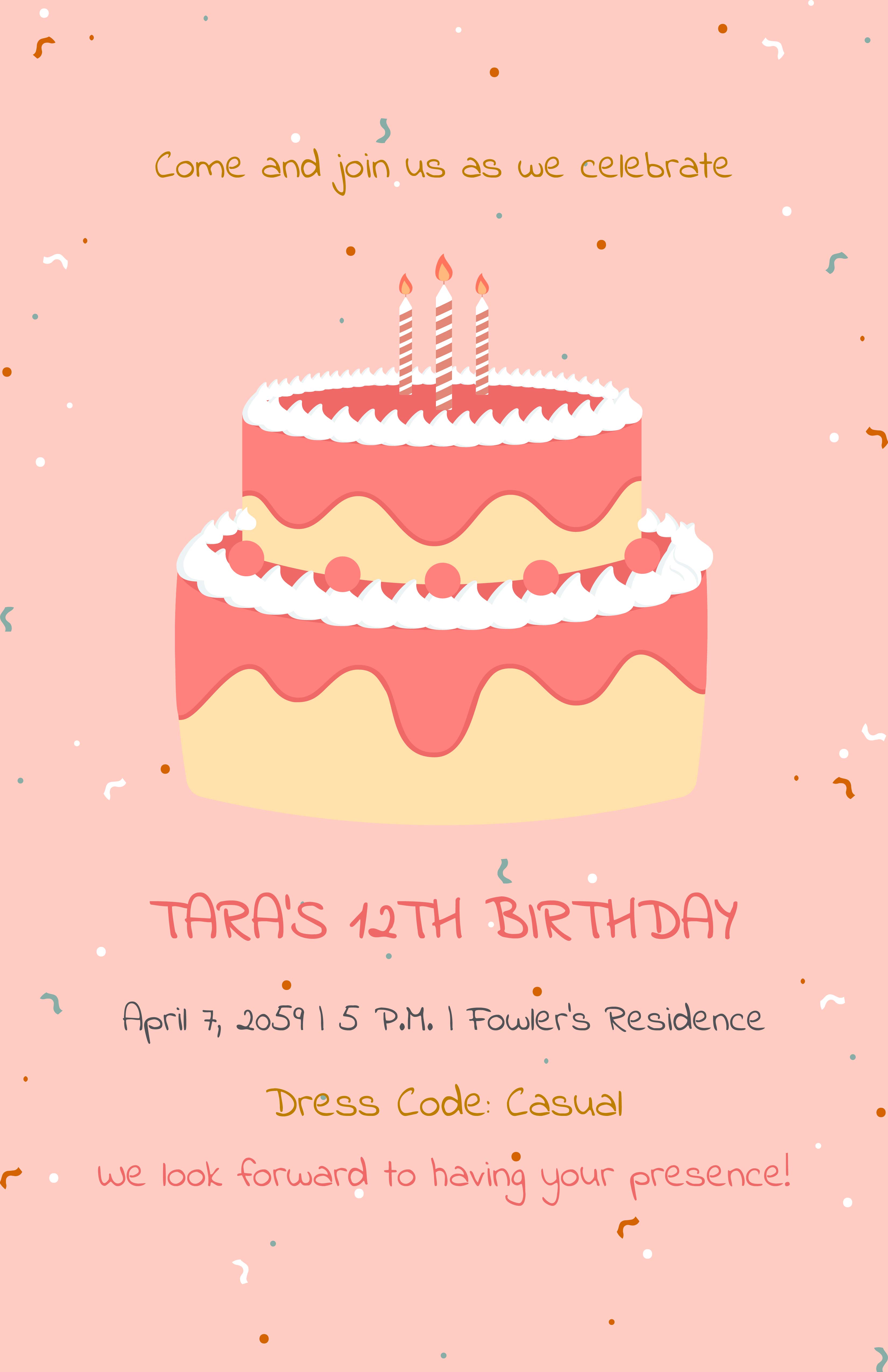 FREE Birthday Publisher - Template Download | Template.net