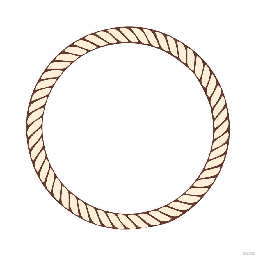 Rope Circle clipart in Illustrator, SVG, EPS, JPG, PNG - Download