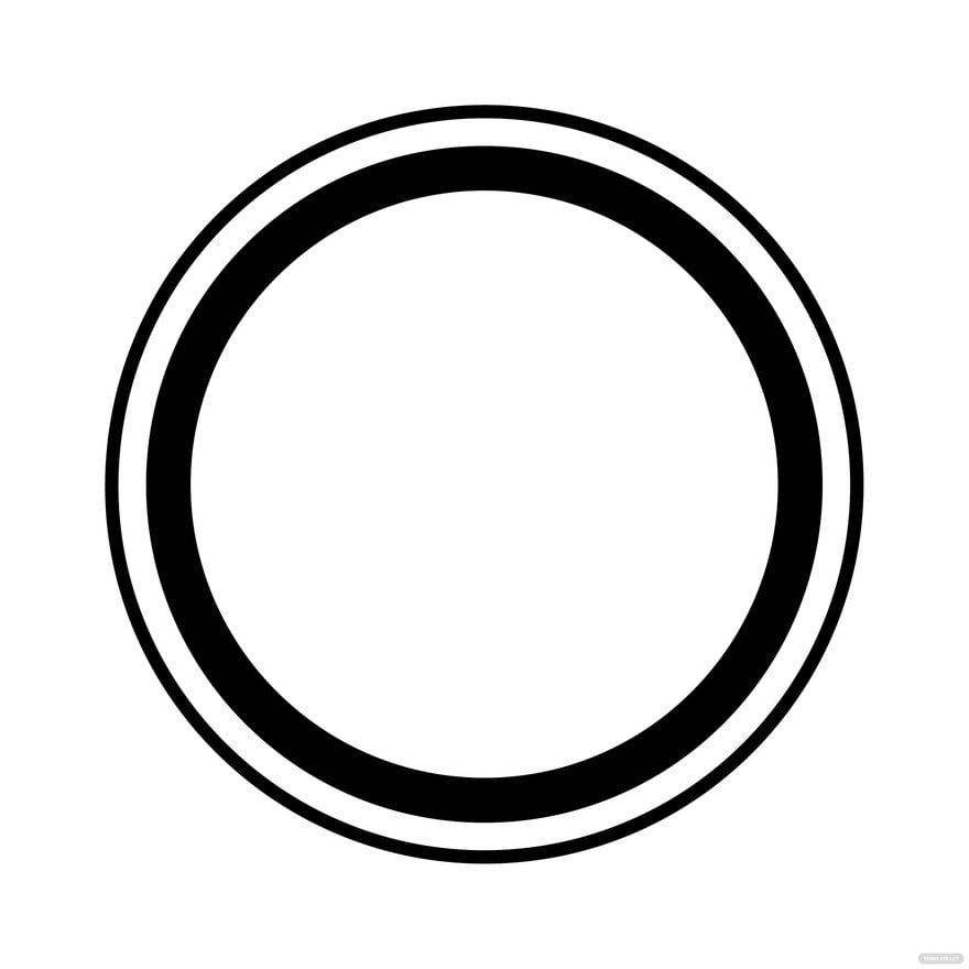Black Circle clipart in Illustrator, EPS, SVG, JPG, PNG