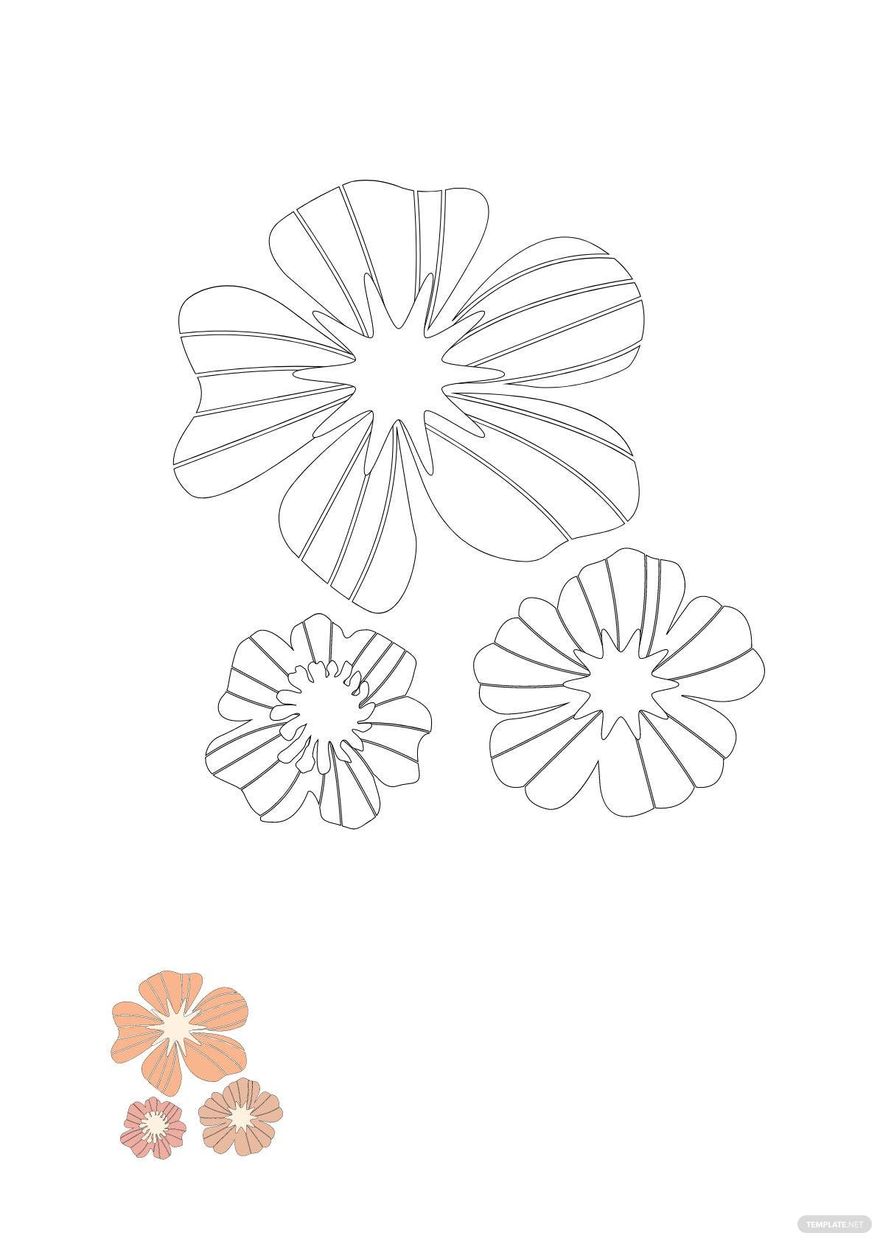Free Boho Floral Coloring Page