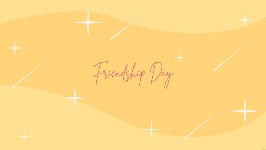 Free Friendship Day Wishes Wallpaper in Illustrator, EPS, SVG, JPG, PNG