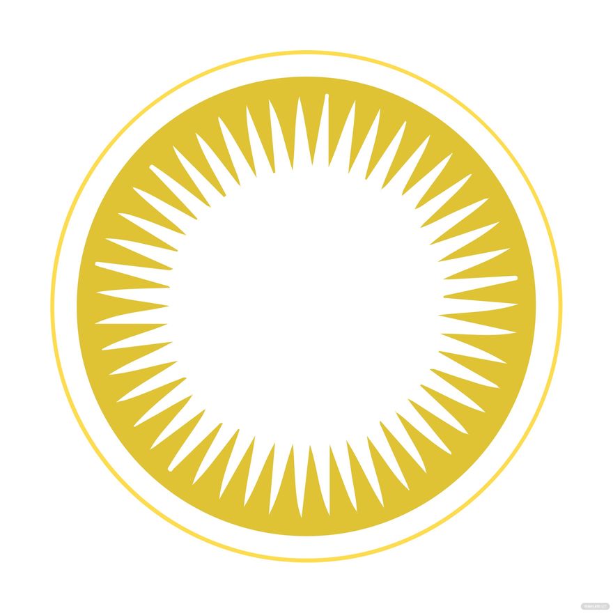 Gold Circle Frame clipart in Illustrator, SVG, PNG, JPG, EPS