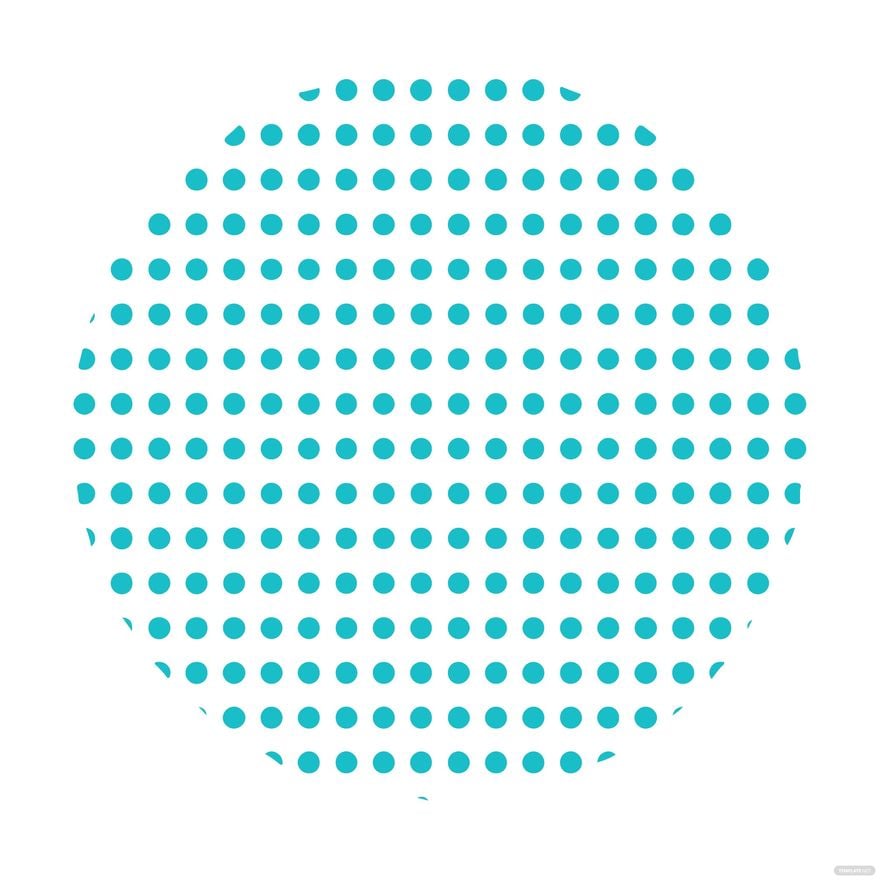Dotted Circle clipart in Illustrator, EPS, SVG, JPG, PNG