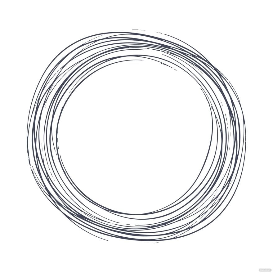 Scribble Circle clipart
