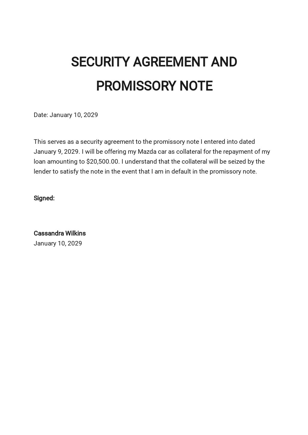 30+ Promissory Note Templates - Free Downloads  Template.net
