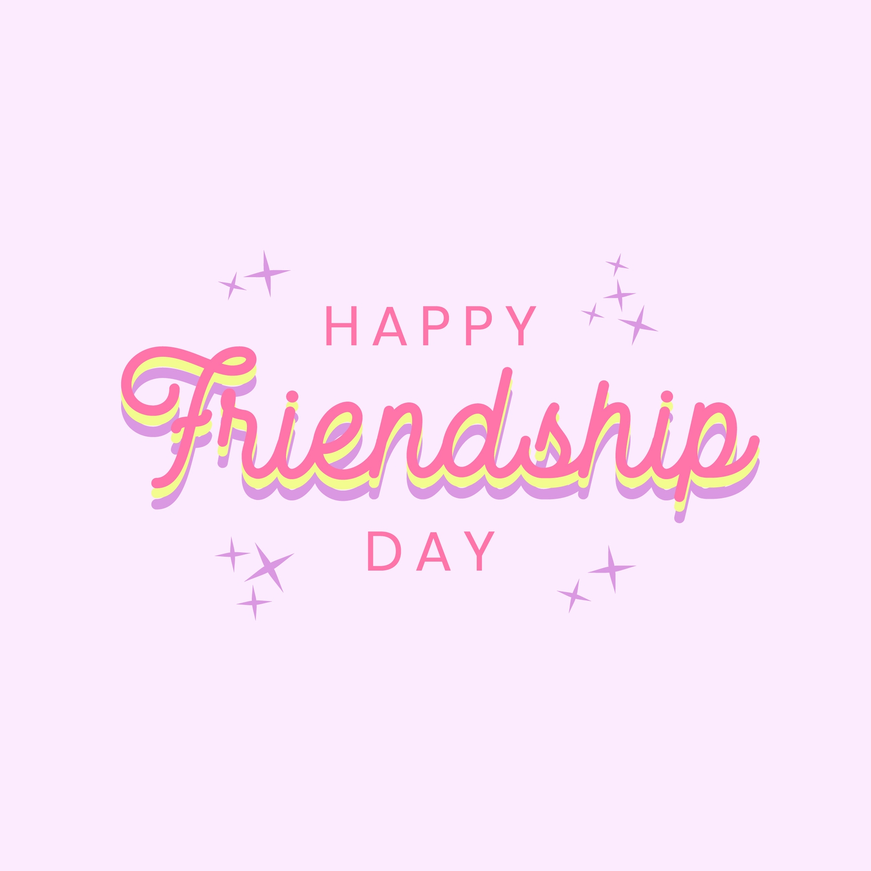 Free Friends Text Clipart