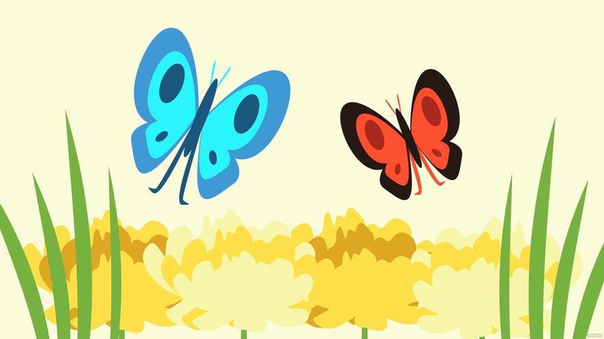 Free Beautiful Butterfly Background in Illustrator, EPS, SVG, JPG, PNG