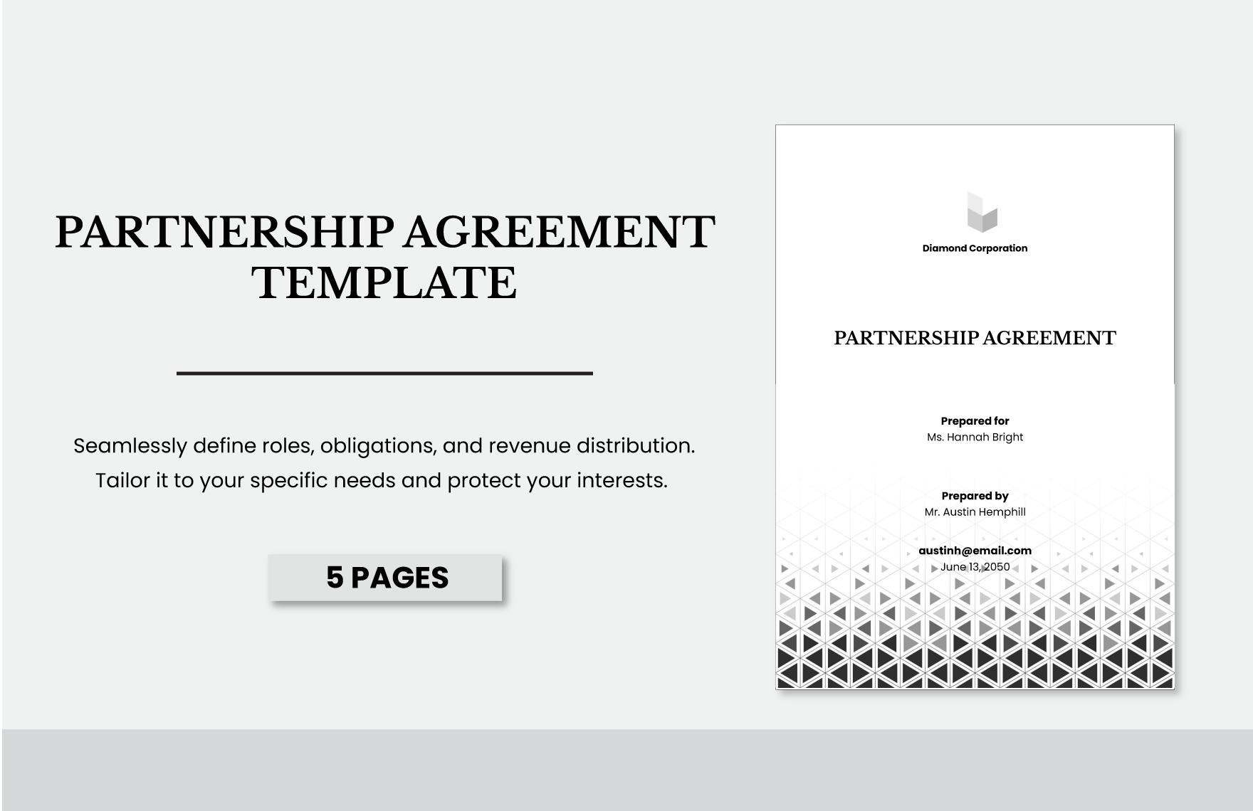 Free Partnership Agreement Template Download in Word Google Docs