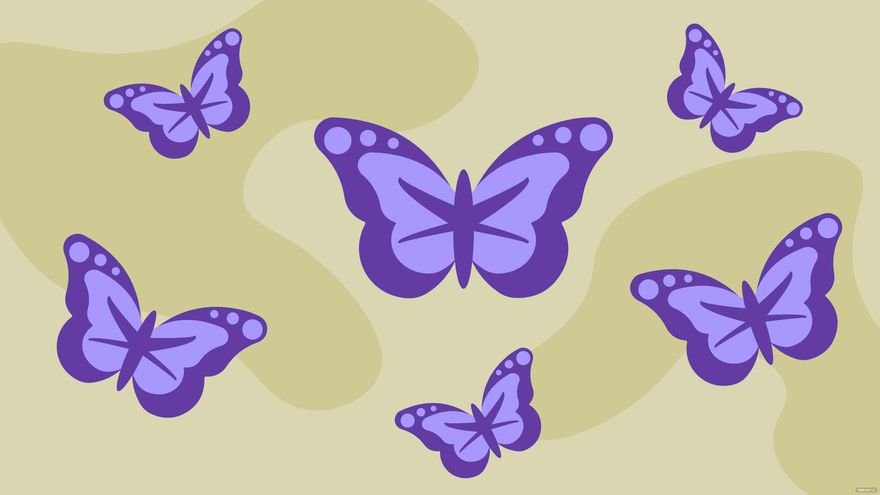 Free Violet Butterfly Background in Illustrator, EPS, SVG, JPG, PNG